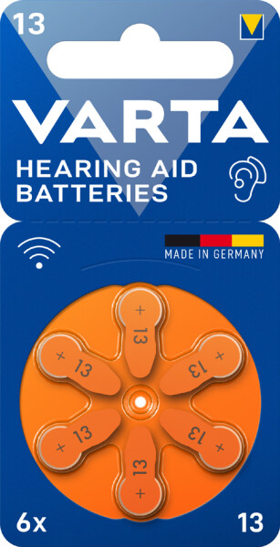 VARTA Hörgeräte Knopfzelle "Hearing Aid Batteries" 13