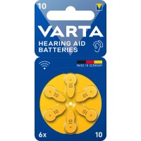 VARTA Hörgeräte Knopfzelle "Hearing Aid Batteries" 10