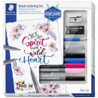 STAEDTLER Schreibset Brush Lettering Set, 9-teilig