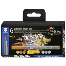 STAEDTLER Fasermaler pigment brush pen "Reds &...