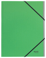 LEITZ Ordnungsmappe Recycle, DIN A4, Karton, 6 Fächer, grün