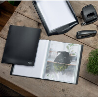 LEITZ Sichtbuch Recycle, A4, PP, mit 20 Hüllen, gelb