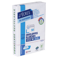 GPV Briefumschläge, DL, 110 x 220 mm, weiß, ohne Fenster