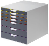 DURABLE Schubladenbox VARICOLOR MIX 7, 7 Schubladen, weiß