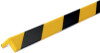 DURABLE Eckschutzprofil C25R, Länge: 1 m, schwarz gelb, rund