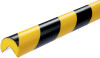 DURABLE Eckschutzprofil C25R, Länge: 1 m, schwarz gelb, rund