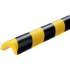 DURABLE Rohrschutzprofil P30, Länge: 1 m, schwarz gelb