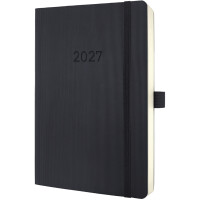 sigel Buchkalender Conceptum 2027, ca. DIN A5, schwarz