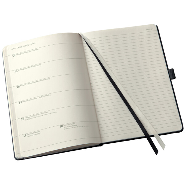 sigel Buchkalender Conceptum 2027, ca. DIN A5, schwarz