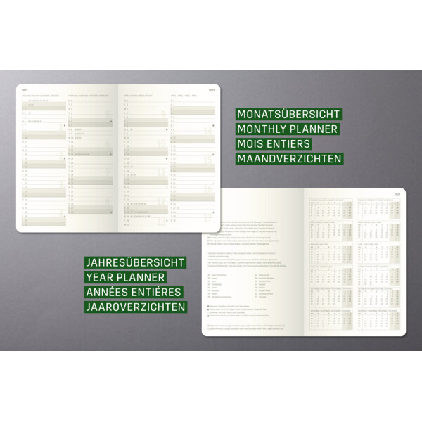 sigel Buchkalender Conceptum 2027, ca. DIN A5, schwarz