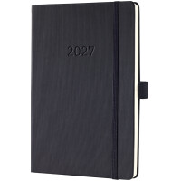 sigel Buchkalender Conceptum 2027, ca. DIN A5, schwarz
