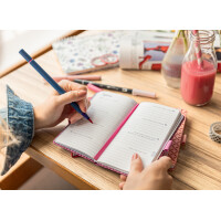 sigel Taschenkalender Jolie Flair 2026, Kunstleder, fuchsia