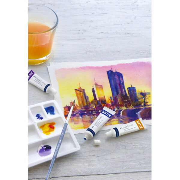 FABER-CASTELL Aquarellfarbe in Tube, 12er Kartonetui