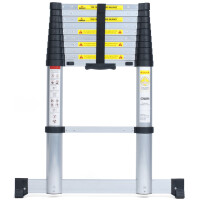 pavo Alu-Teleskopleiter, ausziehbar, 12 Sprossen