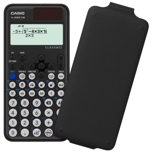 CASIO Schulrechner FX-85DE CW, Solar- Batteriebetrieb