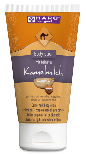 HARO Kamelmilch-Bodylotion ohne Duft, 150 ml Tube