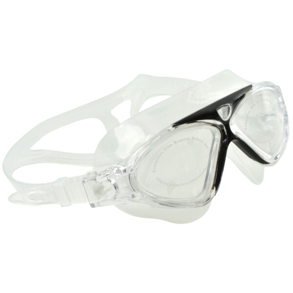 SCHILDKRÖT Erwachsenen-Schwimmbrille "Java", schwarz
