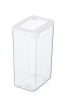GastroMax Trockenvorratsdose, 0,35 Liter, transparent weiß