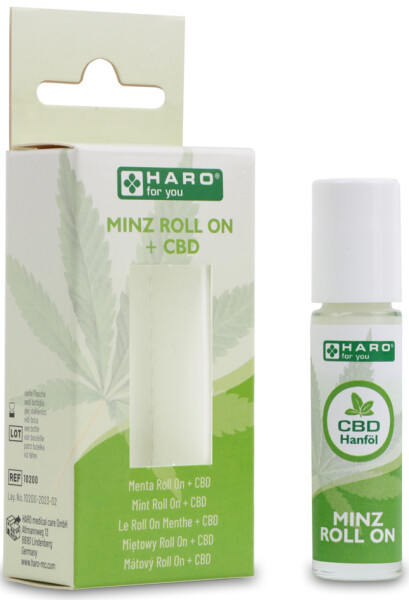 HARO Minz-Roll-On + CBD, 10 ml Stift