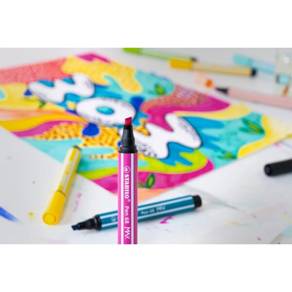 STABILO Fasermaler Pen 68 MAX, lila