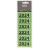 ELBA Inhaltsschild "2024", grün, Maße: (B)57 x (H)25 mm