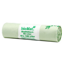 PAPSTAR Bioabfallsack "bioMAT", 120 Liter, grün