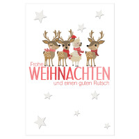 SUSY CARD Weihnachtskarte "Alpaka zwischen...