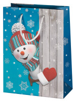 SUSY CARD Weihnachts-Geschenktüte "Frosti"