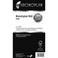 CHRONOPLAN Monatsplan Midi 2024