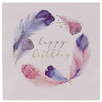 SUSY CARD Geburtstagskarte "Swan lake balloons"