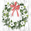 PAPSTAR Weihnachts-Motivservietten "Christmas Wreath"