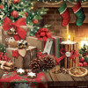 PAPSTAR Weihnachts-Motivservietten "Cozy Christmas"