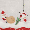 PAPSTAR Weihnachts-Motivservietten "Lutins de Noel"
