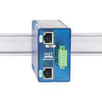 W&T Microwall IO, IP20, Kunststoff-Gehäuse, blau
