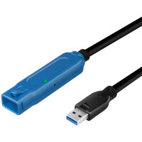 LogiLink USB 3.2 Aktives Verlängerungskabel, 20,0 m