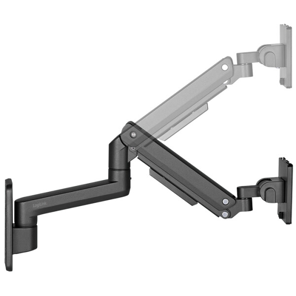LogiLink Monitorarm zur Wandmontage, Armlänge: 424 mm