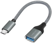 LogiLink USB 3.2 Adapterkabel, USB-C Stecker-USB-A Kupplung