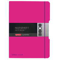herlitz Notizheft my.book flex, A4, PP-Cover, schwarz