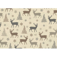 SUSY CARD Weihnachts-Geschenkpapier "Winterwald"