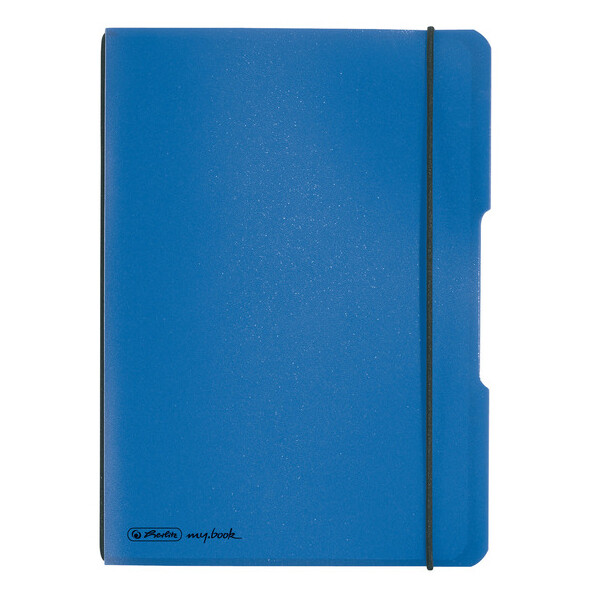 herlitz Notizheft my.book flex, A5, PP-Cover, blau