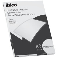 ibico Basics Laminierfolientasche, DIN A4, glänzend,...