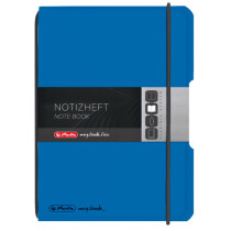 herlitz Notizheft my.book flex, A6, PP-Cover, blau