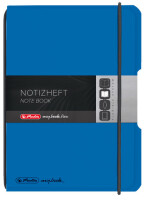 herlitz Notizheft my.book flex, A6, PP-Cover, schwarz