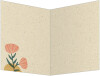 sigel Glückwunschkarte "Colorful plants", (B)105 x (H)148 mm