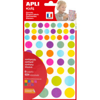 APLI kids Sticker "Rund", farbig sortiert
