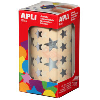 APLI kids Sticker "Sterne", auf Rolle, gold