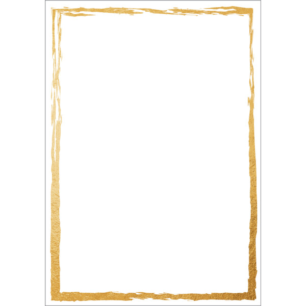 sigel Design-Papier "Golden frame", DIN A4, 200 g qm