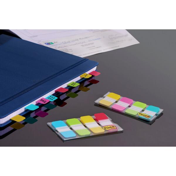 Post-it Haftmarker Index Strong Mini, 16 x 38 mm, 4-farbig