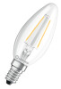 LEDVANCE LED-Lampe CLASSIC B, 2,5 Watt, E14, klar