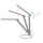 magnetoplan LED Tischleuchte Tropo, mit Standfuß, weiß